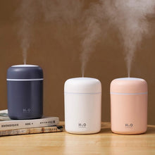 Cargar imagen en el visor de la galería, Humidificador Ultrasónico LED – Bruma Fría Silenciosa | Luz Ambiente RGB | Mini y Portátil