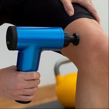 Cargar imagen en el visor de la galería, Pistola Masajeadora Percusiva – Recuperación Muscular en Minutos | 4 Cabezales | Intensidad Ajustable