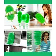 Cargar imagen en el visor de la galería, Plumero Eléctrico 3 en 1 Go Duster – Giratorio 360º | 3 Cabezales | Atrapa el Polvo al Instante