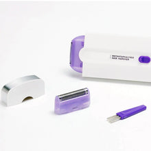 Cargar imagen en el visor de la galería, Depiladora Corporal Recargable Purple TS – Rápida y Suave | Cabezal Intercambiable | USB Portátil
