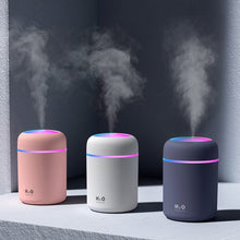 Cargar imagen en el visor de la galería, Humidificador Ultrasónico LED – Bruma Fría Silenciosa | Luz Ambiente RGB | Mini y Portátil
