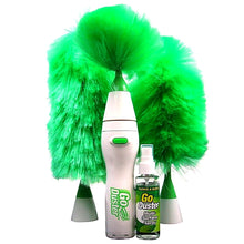 Cargar imagen en el visor de la galería, Plumero Eléctrico 3 en 1 Go Duster – Giratorio 360º | 3 Cabezales | Atrapa el Polvo al Instante
